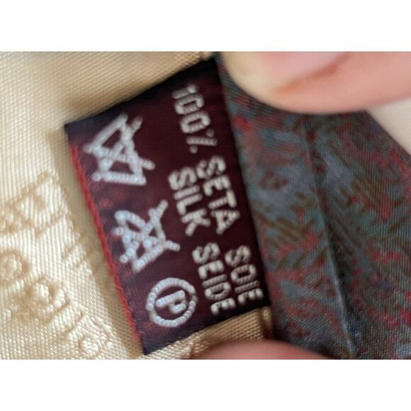 Lot Of 5 Ties Silk Structure Lanvin Zegna Donna Karan Gatti - Picture 6 of 16